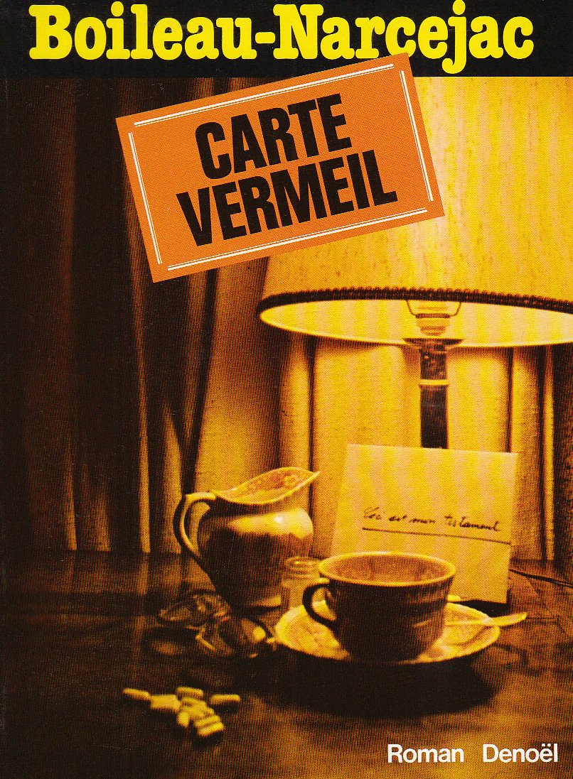 BOILEAU-NARCEJAC : Carte vermeil