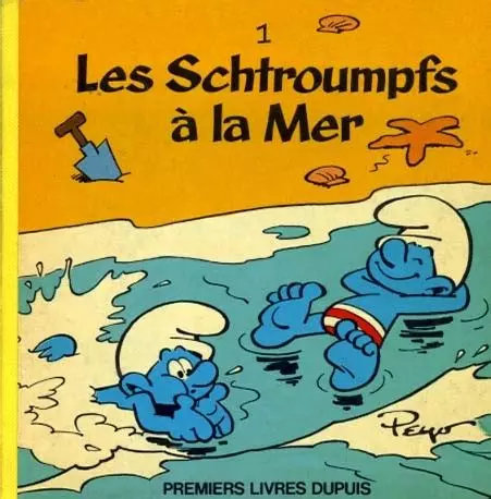 DUPUIS : Les schtroumpfs à la mer