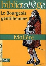 MOLIÈRE : Le bourgeois gentilhomme