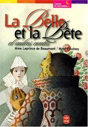 Madame LEPRINCE DE BEAUMONT : La belle et la bête