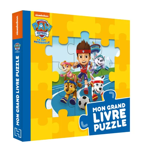 NICKELODEON : Mon grand livre puzzle Pat&rsquo; Patrouille