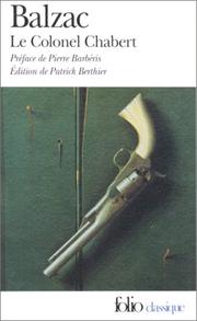 Honoré de BALZAC : Le colonel Chabert