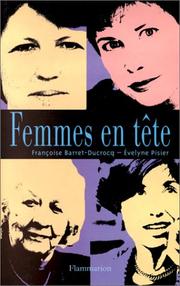Françoise BARRET – DUCROCQ : Femmes en tête