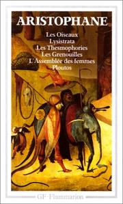 ARISTOPHANE : Théâtre complet