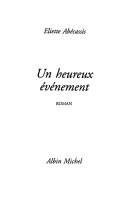 Eliette ABÉCASSIS : Un heureux événement