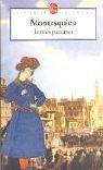 Charles MONTESQUIEU : Lettres persanes