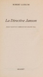Robert LUDLUM : La Directive Janson
