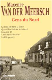 Maxence VAN DER MEERSCH : Gens du Nord