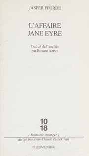 Jasper FFORDE : L&rsquo;affaire Jane Eyre