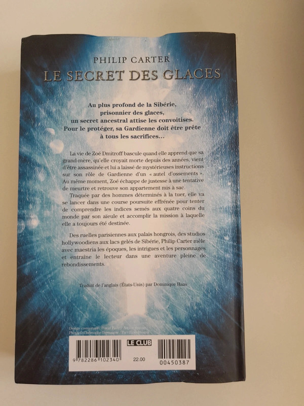 Philip CARTER : Le secret des glaces