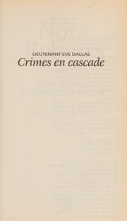 Nora ROBERTS : Crimes en cascade