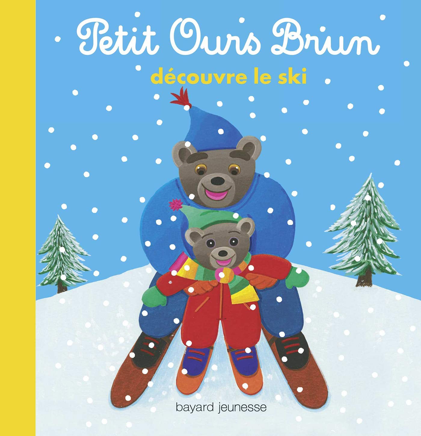 Marie AUBINAIS : Petit ours brun découvre le ski