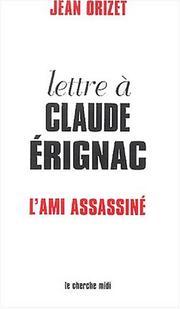 Jean ORIZET : Lettre à Claude Erignac